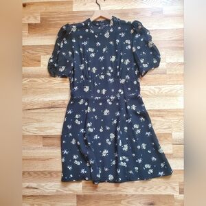 Reformation Maylin Floral Print Mini Dress